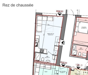 Studio 1 pièce de 24 m² à Thionville (57100)