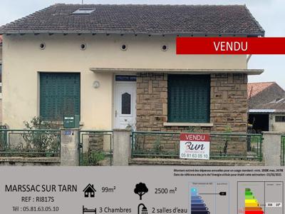 Vente maison 6 pièces 99 m² Marssac-sur-Tarn (81150)